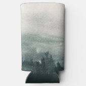 Abstrakte Hochzeit im Wasserwald Selters Dosenkühler (Rückseite)