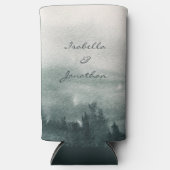 Abstrakte Hochzeit im Wasserwald Selters Dosenkühler (Vorderseite)