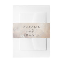 Abstrakte Hochzeit in Beige und Creme