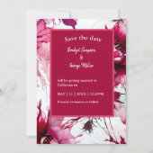 abstrakte Hochzeit in Rosa (Vorderseite)