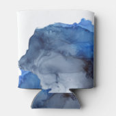 Abstrakte Hochzeit mit elegantem Indigano Dosenkühler (Rückseite)