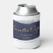 Abstrakte Hochzeit Speichern Sie das Datum der Ein Dosenkühler (Kanne Vorderseite)