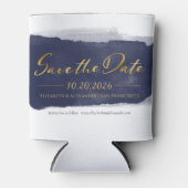 Abstrakte Hochzeit Speichern Sie das Datum der Ein Dosenkühler (Vorderseite)