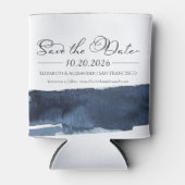 Abstrakte Hochzeit Speichern Sie das Datum der Ein Dosenkühler (Vorderseite)