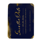 Abstrakte Hochzeit Speichern Sie das Datum der Ein Magnet (Vertikal)