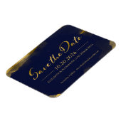 Abstrakte Hochzeit Speichern Sie das Datum der Ein Magnet (Linke Seite)