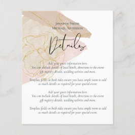 Abstrakte Hochzeit von natürlichen Erdtönen