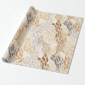 Abstrakte Hochzeit von Strandcreme Geschenkpapier (Ungerollt)