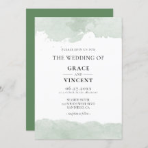 Abstrakte Hochzeitsfeier mit grüner Farbe