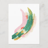 Abstrakte Hochzeitsinformationen - Details Begleitkarte (Rückseite)