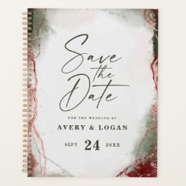 Abstrakte Hochzeitspläne für Terra Rosa Planer