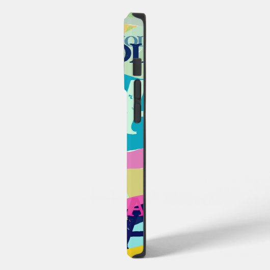 Abstrakte Hola Case-Mate iPhone Hülle (Rückseite / Links)