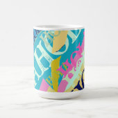 Abstrakte Hola Kaffeetasse (Mittel)