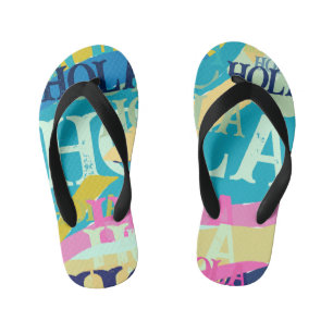 Abstrakte Hola Kinderbadesandalen