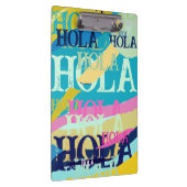 Abstrakte Hola Klemmbrett (Rechts)