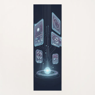 Abstrakte Holografie Yogamatte