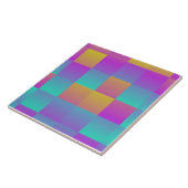 Abstrakte holografische Farbenpracht Fliese (Seite)