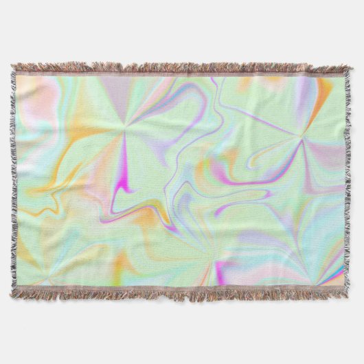 Abstrakte Hologramm Imitate Farbiges Muster Decke (Vorderseite)