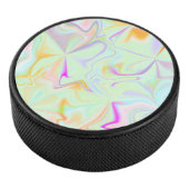 Abstrakte Hologramm Imitate Farbiges Muster Eishockey Puck (3/4)