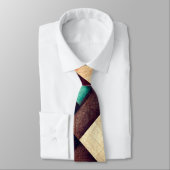 Abstrakte Holzdecke Krawatte (Gebunden)