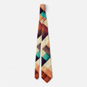 Abstrakte Holzdecke Krawatte (Rückseite)