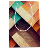 Abstrakte Holzdecke Mittlere Geschenktüte (Vorderseite)