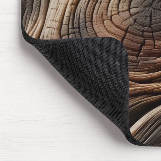 Abstrakte Holzkunst Mousepad (Ecke)