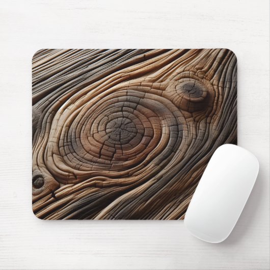 Abstrakte Holzkunst Mousepad (Mit Mouse)