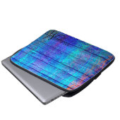 Abstrakte Holzmalerei #4 Laptopschutzhülle (Vorne Knopf)