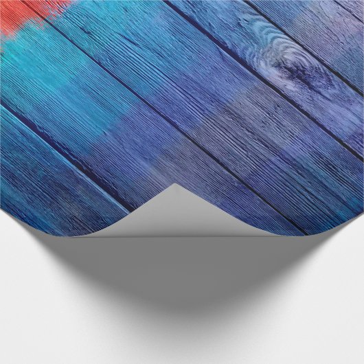 Abstrakte Holzmalerei #6 Geschenkpapier (Ecke)