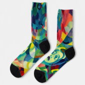 Abstrakte Hope Socks Socken (Linkes Detail)