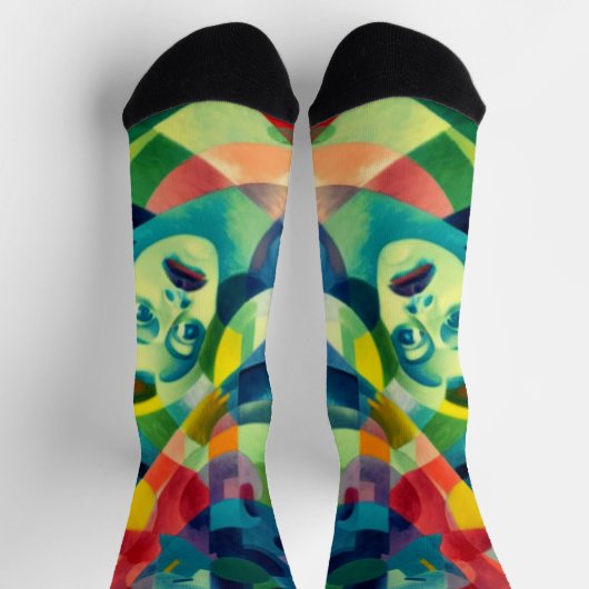 Abstrakte Hope Socks Socken (Oben)