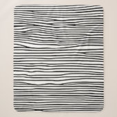 Abstrakte horizontale Linien_schwarz Sherpadecke (Vorderseite)