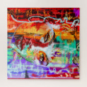 Abstrakte Hübsche Lady Art - Schön Puzzle (Horizontal)