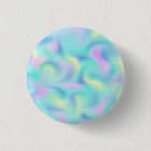 Abstrakte Hübsche Pastell-Wirbel Muster Button (Vorderseite)