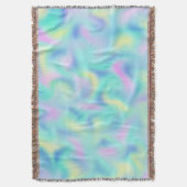 Abstrakte Hübsche Pastell-Wirbel Muster Decke (Vorderseite Vertikal)