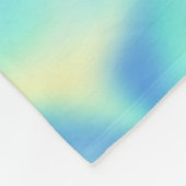 Abstrakte Hübsche Pastell-Wirbel Muster Fleecedecke (Ecke)
