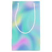 Abstrakte Hübsche Pastell-Wirbel Muster Kleine Geschenktüte (Vorderseite)