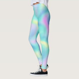 Abstrakte Hübsche Pastell-Wirbel Muster Leggings