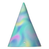 Abstrakte Hübsche Pastell-Wirbel Muster Partyhütchen (Rechts)