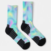 Abstrakte Hübsche Pastell-Wirbel Muster Socken (Rechts)