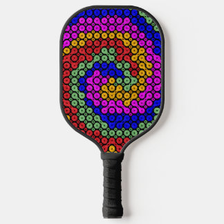 Abstrakte Hues Pickleball Schläger