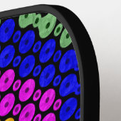 Abstrakte Hues Pickleball Schläger (Linke Seite)