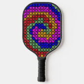 Abstrakte Hues Pickleball Schläger (Rückseite)