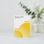 Abstrakte Hügel - Bernstein Visitenkarte (Stehend Vorderseite)