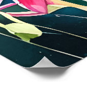 Abstrakte Hummingbird Mendrisiotto Poster (Ecke)