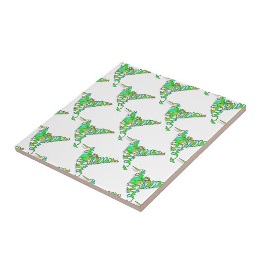 Abstrakte Hummingvögel Fliese (Seite)