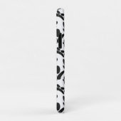 Abstrakte Hundeschleife in Schwarz und Weiß Case-Mate iPhone Hülle (Hinten/Rechts)