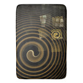 Abstrakte Hypnose Badematte (Vorderseite Vertikal)