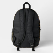 Abstrakte Hypnose Bedruckter Rucksack (Rückseite)